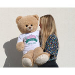 Ours gant personnalisable - collection maman fleurie