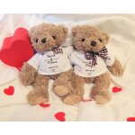 Ourson en peluche personnalisable - jour de rencontre