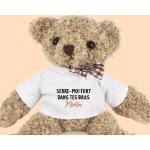 Ourson en peluche personnalisable - message