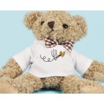 Ourson personnalis� - l'avion de ton coeur