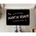 Paillasson personnalis - agent de scurit