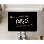 Paillasson personnalis - ici vivent des corses