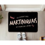 Paillasson personnalis - ici vivent des martiniquais