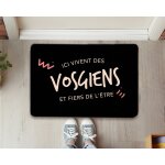 Paillasson personnalis - ici vivent des vosgiens