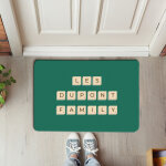 Paillasson personnalis - scrabble