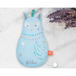 Peluche musicale brode personnalisable - renard bleu