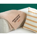 Plaid personnalis� - message couleur