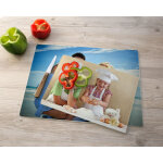 Planche  dcouper en verre personnalise - photo