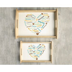 Plateau coeur famille