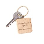 Porte - cl en bois message gnrique anne 1988