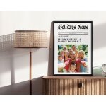Poster photo personnalis� - fausse une de journal actualit�