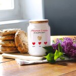 Pot � biscuits personnalis� - maman et ses petits coeurs
