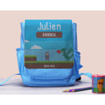 Sac  dos enfant personnalisable - jeux vido rtro - version garon