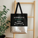 Sac noir personnalisé - message positif Sac noir personnalisé - message positif