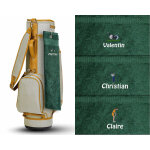Serviette de golf brod�e