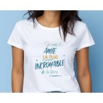T - shirt femme personnalis : amie la plus. . .