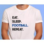 T - shirt homme personnalisé - message football T - shirt homme personnalisé - message football