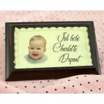 Tableau photo personnalisable en chocolat