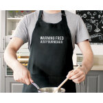 Tablier personnalis� brod� - warning