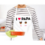 Tablier personnalis� - i love papa