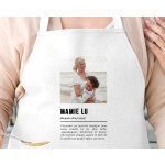 Tablier personnalis� photo - d�finition mamie