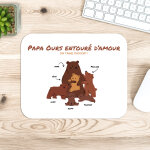 Tapis de souris personnalis - clins d'ours