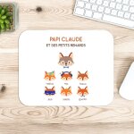 Tapis de souris personnalis - papi renard et sa meute