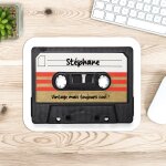 Tapis de souris personnalis - retro k7 audio