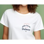 Tee shirt personnalis femme - fire d'tre bretonne