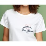 Tee shirt personnalis� femme - fi�re d'�tre marseillaise