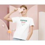 Tee shirt personnalis� femme - super fille