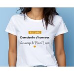 Tee shirt personnalis femme - future demoiselle d'honneur