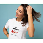 Tee shirt personnalis� femme - made in alsace
