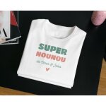 Tee shirt personnalis� femme - super nounou