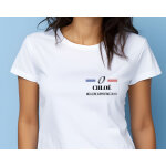 Tee shirt personnalis femme - supporter rugby