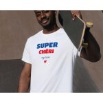 Tee shirt personnalis� homme - super ch�ri