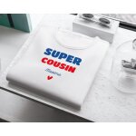 Tee shirt personnalis� homme - super cousin