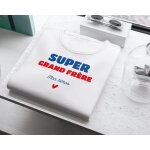 Tee shirt personnalis� homme - super grand fr�re