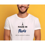 Tee shirt personnalis homme - made in paris