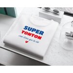 Tee shirt personnalisé homme - super tonton Tee shirt personnalisé homme - super tonton