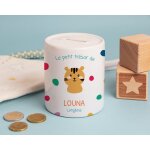 Tirelire personnalisable - collection animaux Tirelire personnalisable - collection animaux