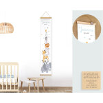 Toise en tissu personnalise - koala, lama, renard ou pyramide animaux