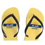 Tongs personnalises pour un alain