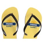 Tongs personnalises pour un pierre