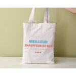 Tote bag personnalisable - meilleur chauffeur de bus