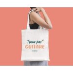 Tote bag personnalisable - j'peux pas j'ai guitare