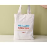 Tote bag personnalisable - meilleur serveur