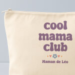 Trousse en coton personnalise - cool mums club