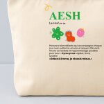 Trousse en coton personnalise - dfinition atsem / aesh