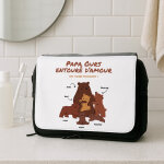 Trousse de toilette personnalise - clins d'ours